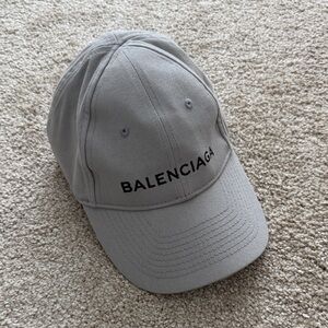 Balenciaga Gray Logo Cap